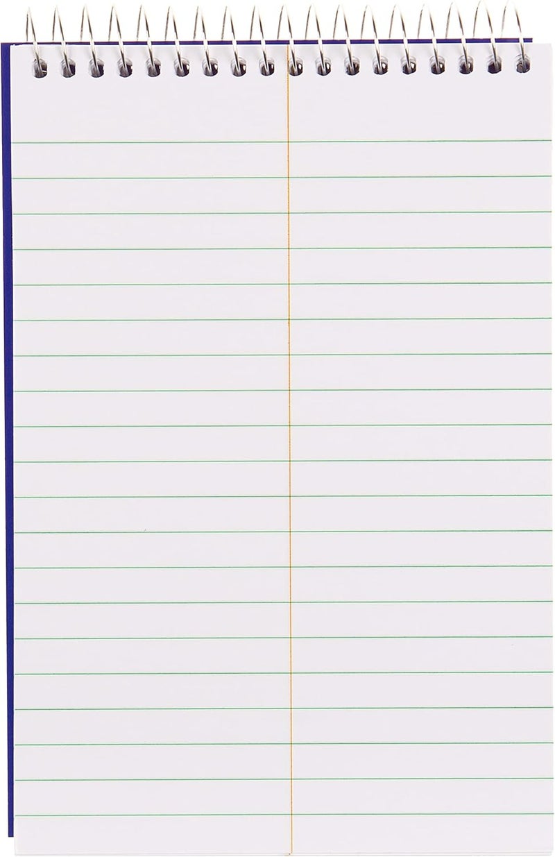 BLUE LINE high-capacity steno pad, medium/college rule, blue cover, 180 white 6 x 9 sheets - Image 2
